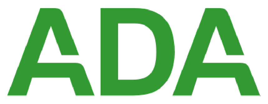 Logo for the American Dental Association (ADA)