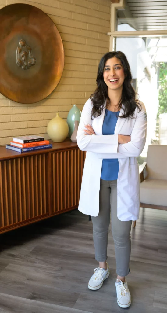 Dr. Sara Davidson loves welcoming patients into Walnut Creek Dental Studio to improve their smiles!